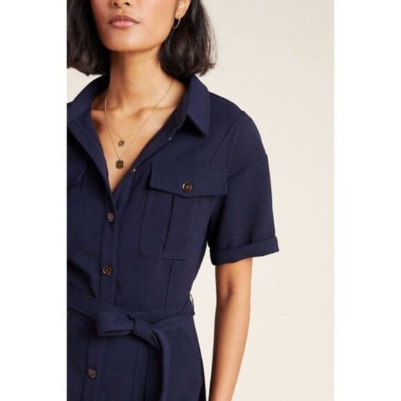 NWOT Anthropologie Greylin Delton Utility Romper - Picture 4 of 8